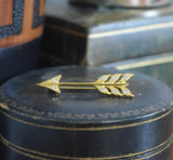 Vintage Golden Arrow Brooch