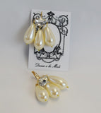 Girandole Earrings - Huge Pearl