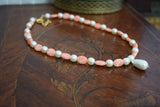 Renaissance Coral and Pearl Necklace