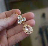 Clear Crystal Marie Therese Earrings