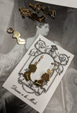 Jane Austen Silhouette Earrings
