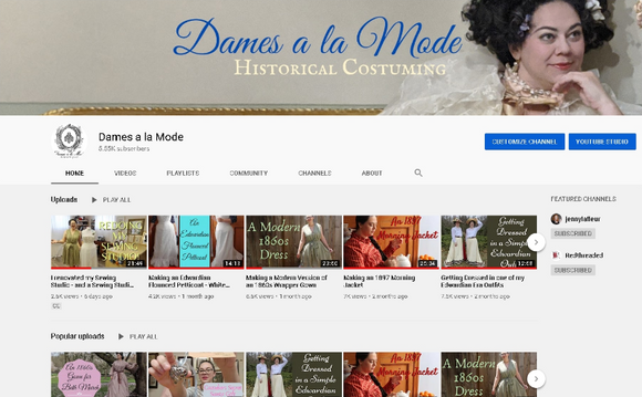 Dames a la Mode on Youtube!