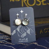 Velaris Earrings - Round - Officially Licensed ACOTAR jewelry