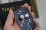 Velaris Earrings - Round - Officially Licensed ACOTAR jewelry