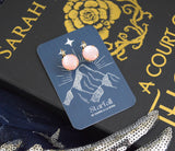 Elain's Rose Earrings - Officially Licensed ACOTAR Jewelry