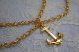 Anchor and Chain Necklace