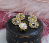 Rhinestone Hair Decorations - Gold and Crystal