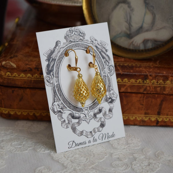 $10 Treats! Teardrop Filigree Earrings