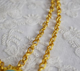Turquoise Chain Pendant Necklace