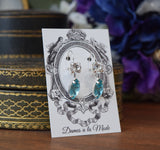 BLACK FRIDAY Aquamarine Navette Earrings