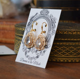 BLACK FRIDAY Crystal Cluster Teardrop Earrings