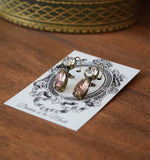 BLACK FRIDAY Light Amethyst Navette Earrings