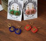 BLACK FRIDAY Greek Warrior Cameo Earrings