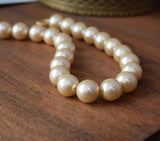 BLACK FRIDAY 18th Century Cream Pearl Necklace