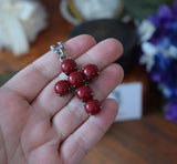 BLACK FRIDAY Dark Red Cross Pendant