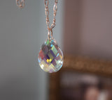 BLACK FRIDAY Fantasy Ice Blue Pendant Necklace