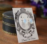 BLACK FRIDAY Moonstone Teardrop Earrings