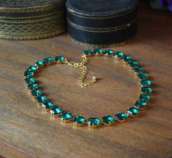 BLACK FRIDAY Emerald Green Collet - Small Square