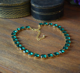 BLACK FRIDAY Emerald Green Collet - Small Square