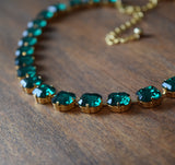 BLACK FRIDAY Emerald Green Collet - Small Square