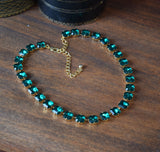 BLACK FRIDAY Emerald Green Collet - Small Square