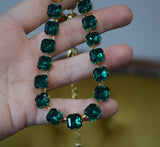 BLACK FRIDAY Emerald Green Collet - Small Square