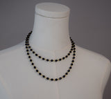 BLACK FRIDAY Long Jet Beaded Chain