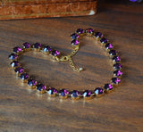 BLACK FRIDAY Sample Sale! Swarovski Amethyst Necklace - Small Round