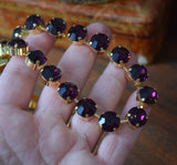 BLACK FRIDAY Sample Sale! Swarovski Amethyst Necklace - Small Round