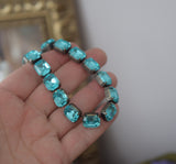 BLACK FRIDAY Sample Sale! Aurora Aquamarine Necklace - Small Octagon