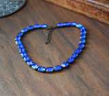 BLACK FRIDAY Sample Sale! Swarovski Sapphire Necklace - Small Octagon