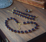 BLACK FRIDAY Parure - Amethyst - Medium Round