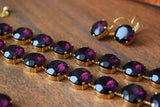 BLACK FRIDAY Parure - Amethyst - Medium Round