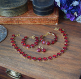 BLACK FRIDAY Parure - Ruby - Medium Round