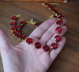 BLACK FRIDAY Parure - Ruby - Medium Round