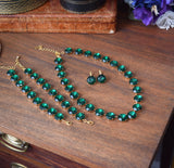 BLACK FRIDAY Parure - Emerald - Medium Round