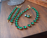 BLACK FRIDAY Parure - Emerald - Medium Round