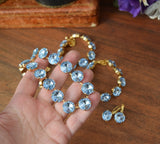 BLACK FRIDAY Parure - Aurora Light Blue - Medium Round