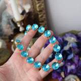 BLACK FRIDAY Sample Sale! Aquamarine Collet - Medium Round