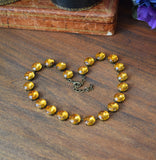 BLACK FRIDAY Sample Sale! Orange Topaz Collet - Medium Round