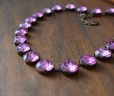 BLACK FRIDAY Sample Sale! Light Pink Topaz Collet - Medium Round