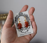 BLACK FRIDAY Faceted Carnelian Earrings