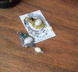 BLACK FRIDAY Renaissance Pearl and Crystal Pendant