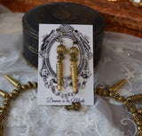 Victorian Etruscan Revival Fringe Earrings