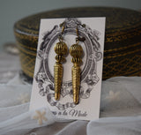 Victorian Etruscan Revival Fringe Earrings