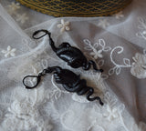 "Ironwork" Hand & Snake Earrings