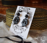 "Ironwork" Oak Leaf and Acorn Earrings