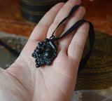 "Ironwork" Oak Leaf and Acorn Pendant