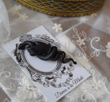 "Ironwork" Victorian Hand & Snake Brooch