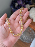Renaissance Jewelry Set - Pink Bead, Chain, and Pearl